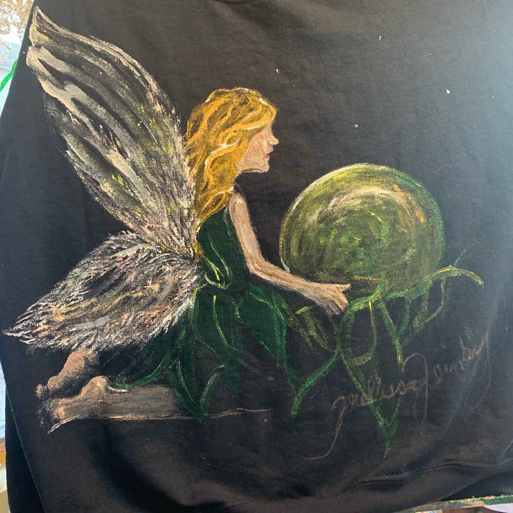 Wearable art. Hand painted custom orders fully washable many sizes